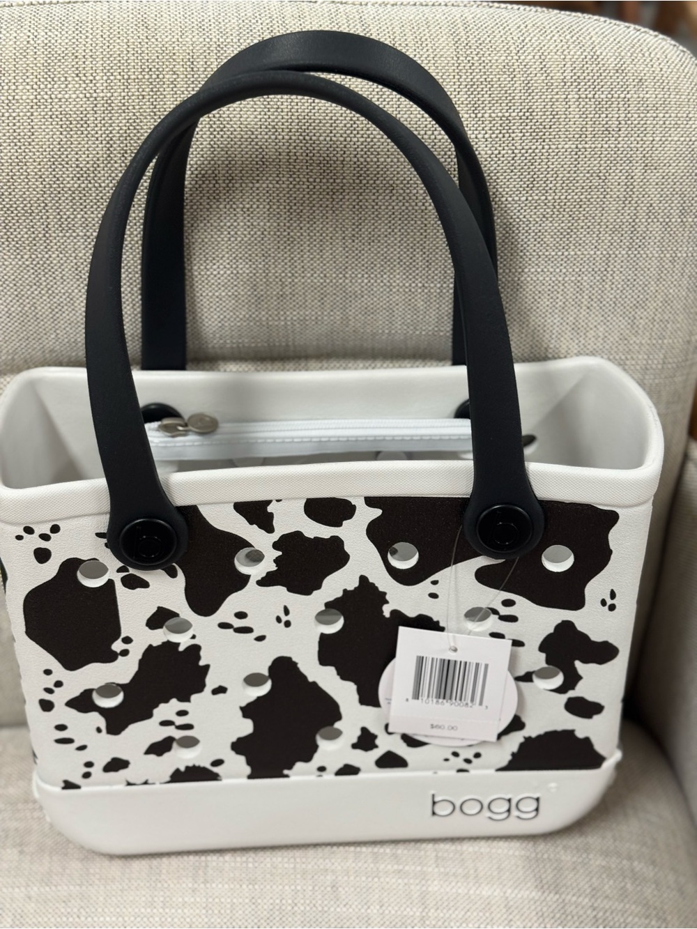 Bogg bag cow print size small - Picture 3 of 3